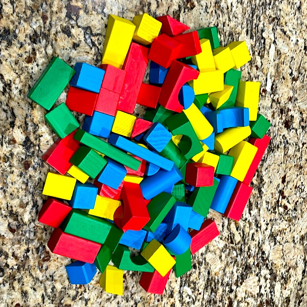 Multi Color Wood Blocks